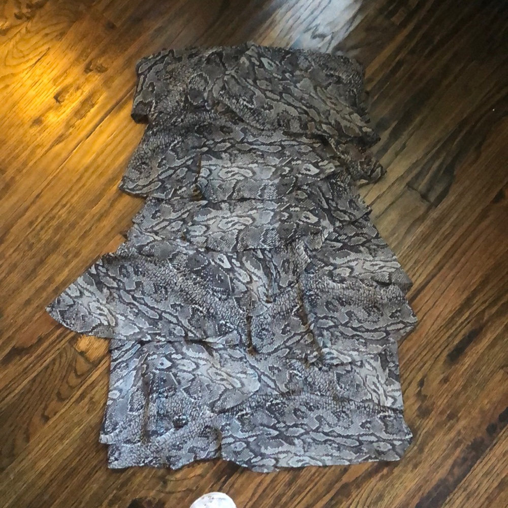 BCBG snakeskin mini dress